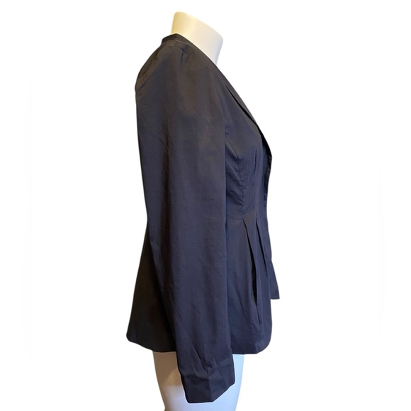 Eileen Fisher Black Hidden zipper Blazer Women’s size M - Picture 4 of 14